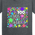thumbnail image 4 of Inktastic 100 Days of School Pastel Stars Youth T-Shirt, 4 of 5