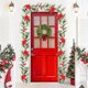 thumbnail image 1 of Decoraciones navideñas, adornos navideños, guirnalda de hiedra artificial, guirnalda de enredaderas colgantes artificiales, hojas de hiedra artificiales para decoración de mesa, enredaderas colgantes, 1 of 6