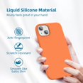 thumbnail image 2 of FYBTO Compatible with iPhone 13 Case, Liquid Silicone Gel Rubber Cover with Microfiber Lining, Full Body Drop Protection Phone Case for iPhone 13 6.1 Inch(2021), Pink Sand, 2 of 5