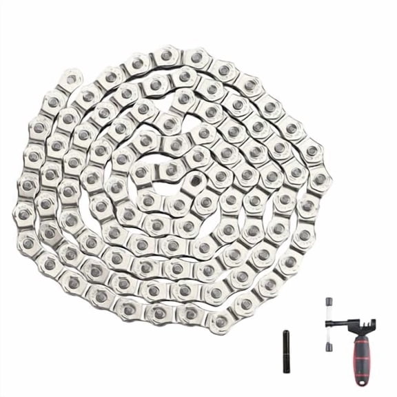 KMC BMX Single Speed Bike Chain 1 Speed Half Link High Strength Bicycle Chains 1/2" x 1/8" x 100 Links$$Sport & Recreation Other