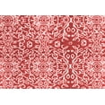 thumbnail image 1 of Ahgly Company Machine Washable Indoor Rectangle Abstract Red Modern Area Rugs, 7' x 9', 1 of 4