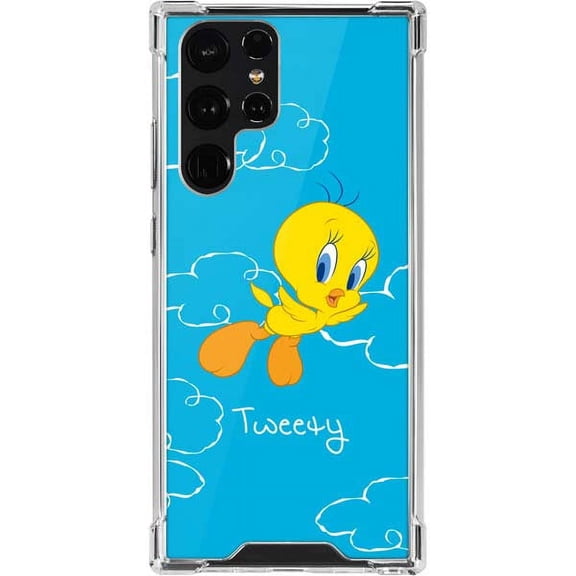 Skinit Cartoons Tweety Bird Flying Galaxy S22 Ultra Clear Case