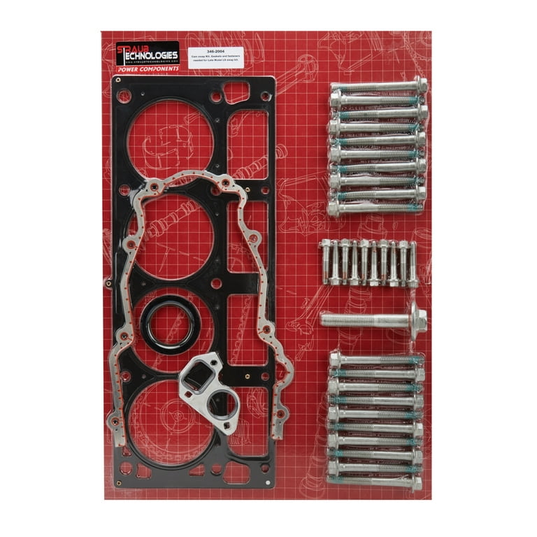Straub Technologies Cam Change Gasket & Bolt Kit LS3 4in + Bore Straub Technologies Cam Change Gasket & Bolt Kit LS3 4in + Bore