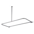 thumbnail image 1 of Kingston Brass CC3131 D-Shape Shower Rod - Polished Chrome, 1 of 2