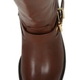 thumbnail image 4 of Nature Breeze BF67 Women Leatherette Quilt Strap Calf High Riding Boot, 4 of 5