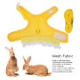 thumbnail image 4 of Harness, Rabbits Harness With Elastic Leash For  Walk Running Jogging Breathable Mesh Vest Harness With Buckle For   Chest Harness, 4 of 8
