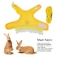 thumbnail image 4 of Juego De Correa De Chaleco Para Conejo, Correa De Arnés De Conejo De Malla Transpirable, Ajustable, A Prueba De Escape, Lindo Amarillo Brillante Para Hámster Para Caminar Para, 4 of 7