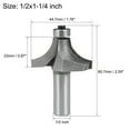 thumbnail image 2 of Router Bit 1/2 Shank 1-1/4 inch Dia Round Corner for Wood Milling Cutter Fan-shaped Head, 2 of 4