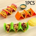 thumbnail image 6 of Taco Racks, Taco Stand Rack Tray, Mexican Pancake Rack Taco Display Rack Pancake Rack Taco Holder, Tacos Shell Serving Tray, Kitchen Tool orange, 6 of 8
