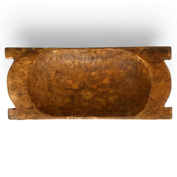 The Montana Dough Bowl Three Sizes, Table Center Piece, Decorative Bowl   Moss Balls