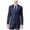 Blue - navy, variant on DKNY Mens Plaid Two Button Blazer Jacket, Blue, 40 Regular