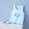 thumbnail image 2 of ShiShine Toddler Boys Girls Cotton Tank Tops Soft Crewneck Undershirts Summer Cute Print Sleeveless Vests Size 3-13T, 2 of 3