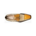 thumbnail image 4 of Stacy Adams Plaza Modified Cap Toe Oxford Shoes Leather Olive  Multi 25608-302, 4 of 8