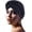 Navy, variant on Miaocao African Women Turban Caps Beanie Twist Headscarf Pre Tied Double Braid Headwrap Hat