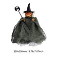 thumbnail image 4 of Colgantes Muñeca Calabaza Halloween Terror para Accesorios Casa Encantada () Verde, 4 of 4