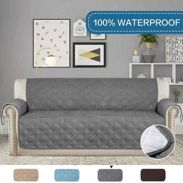 H.VERSAILTEX 1-Piece 100% Waterproof Reversible Quilted XL Sofa 