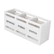 thumbnail image 5 of Organizador de cubiertos con 3 ranuras para cubiertos Blanco, 5 of 9