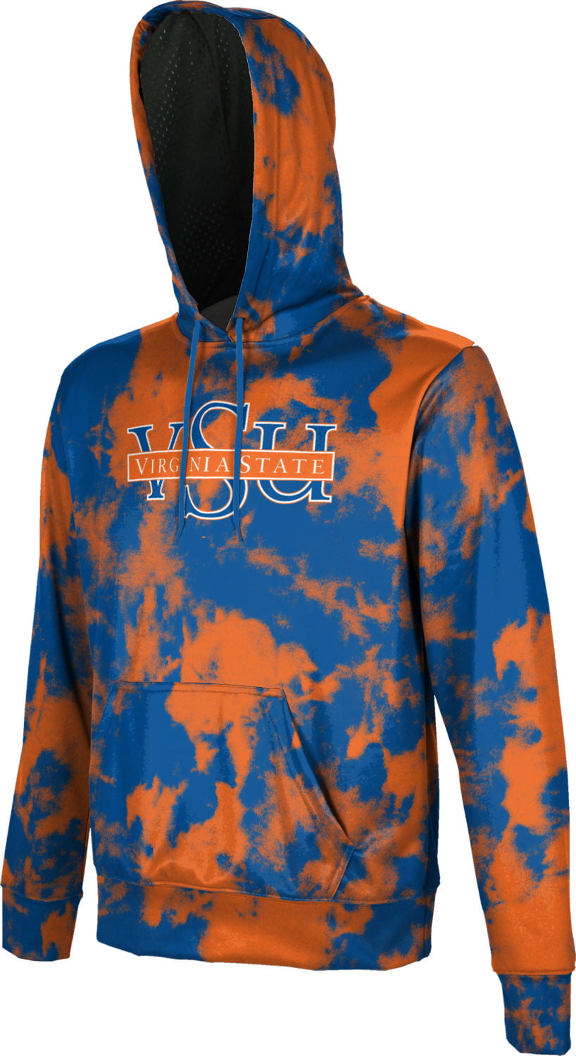 Grunge School Spirit Sweatshirt ProSphere Virginia State University Mens Pullover Hoodie