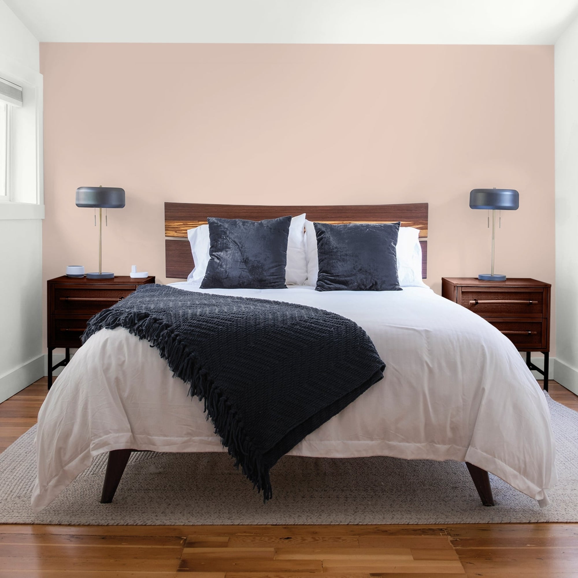 Glidden One Coat Wild Rice / Orange Flat Interior Paint with Primer, 1 Quart