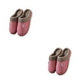 thumbnail image 1 of Zapatos para el hogar Qarigey pantuflas de algodón invierno tacón plano goma a prueba de viento, 1 of 6