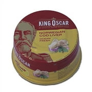 King Oscar Cod Liver in Own Oil, 6.67-Ounces Tins, 190 Gram, (Pack of 3)