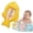 Yellow, variant on Cartoon Floating Temperature, Fish Shape Water Thermometers, Lovely Kids Bath Thermometers, Waterproof Digital Floating Water Thermometer,Accurate Measure, for Boys Girls