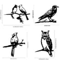 thumbnail image 4 of Metal Bird Tree Yard Decoration, Metal Crow/Owl, Steel Art, Garden Sculpture, Outdoor Decorations, Iron Art,Iron Art Silhouette (TY5305-01), 4 of 7