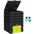 thumbnail image 1 of Outsunny 120 Gallon Compost Bin, Large Composter with 80 Vents, Yellow, 1 of 10