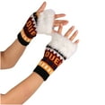 thumbnail image 2 of Fesfesfes Women Teen Girls Knitted Arm Fingerless Gloves Keep Warm Winter Gloves Soft Warm Mitten Tops on, 2 of 3