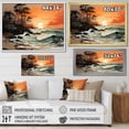 thumbnail image 4 of Designart "Beach horizon In The II" Nautical & Beach Canvas Wall Art, 4 of 5