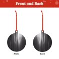 thumbnail image 2 of Zufioo Monochrome Abstract Lines Print Large Acrylic Christmas Ornaments, Suitable for Christmas Tree Christmas Holiday Party Pendant Decorations-Round Shape, 2 of 7