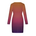 thumbnail image 5 of Moda mujer sexy cuello redondo color sólido borla vestido falda corta Pompotops hdfakjf3544, 5 of 5