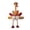 B, variant on AMARHH Stuffed Turkey Fall Tabletop Ornament, Stretch Leg Turkey Plush Doll, 27 Inch Farmhouse Thanksgiving Decorations Turkey Figurine for Rustic Thanksgiving Day Fall Table Decor