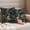Black Dark Blue, variant on Pack of 2 Navy Blue Flowers Outdoor Pillow Covers Decorative, Waterproof Pillow Protector, Spring Floral Elegant Pastoral Botanical Throw Pillowcases Accent Cushion Cases for Patio Couch Sofa 26"x26"