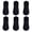 6Black, variant on No Show Socks Women, Ultra Thin Mesh Breathable Fabric Invisible Non-Slip Socks, 6Pairs
