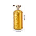 thumbnail image 3 of CaiYueKe 500ml Shower Gel Dispenser Bottle Refillable Soap Dispenser for Bathroom Kitchen Sink Hand Wash Station Creative Decorative Plastic Bottle Pump Organizer Container, 3 of 7