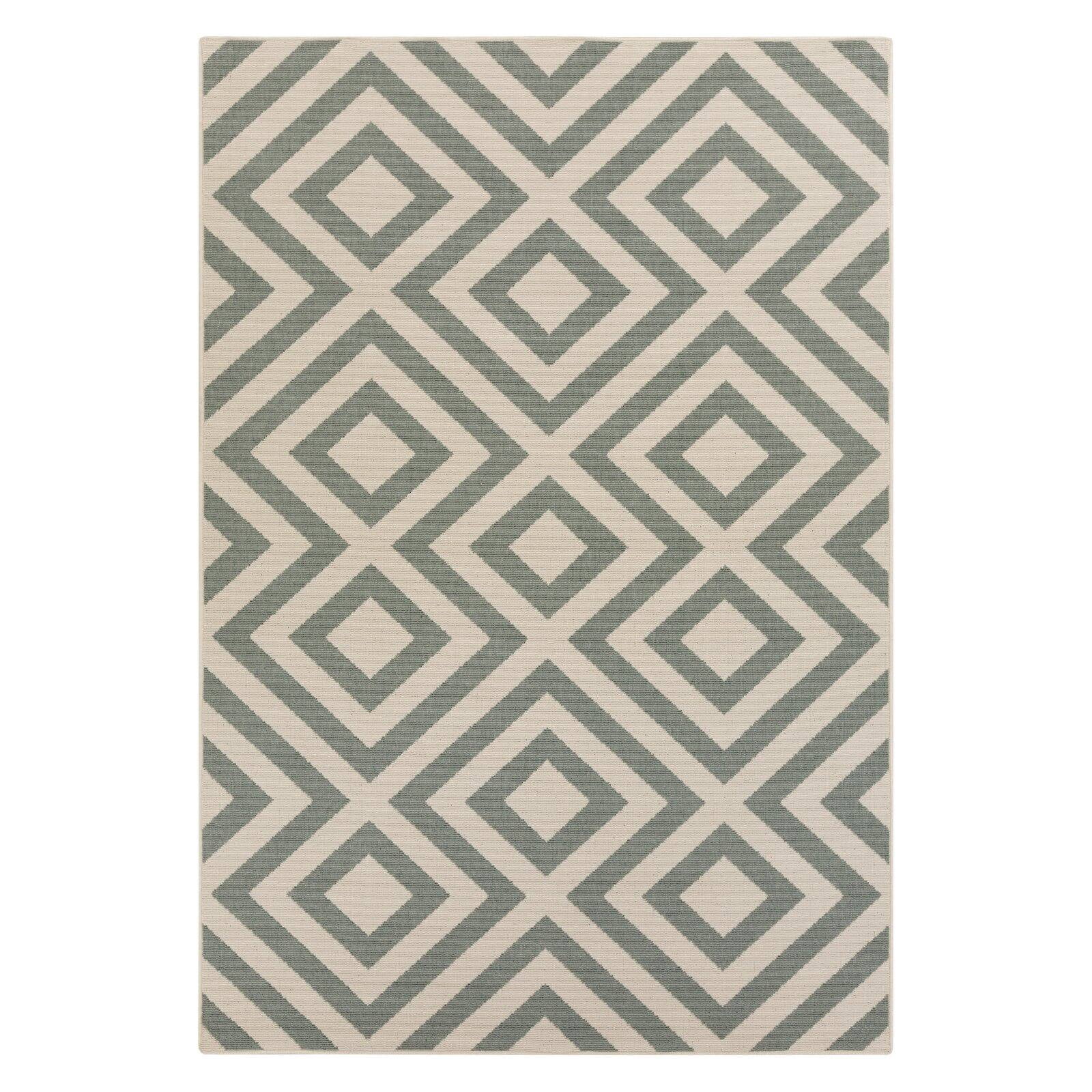 Artistic Weavers Alfresco Area Rug, 8'10" x 8'10", Black and Cream