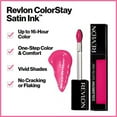 thumbnail image 3 of Revlon Liquid Lipstick, Face Makeup, ColorStay Satin Ink, Longwear Rich Lip Colors, Formulated with Black Currant Seed Oil, 013 Holy Pumpkin, 0.17 Fl Oz, 3 of 3