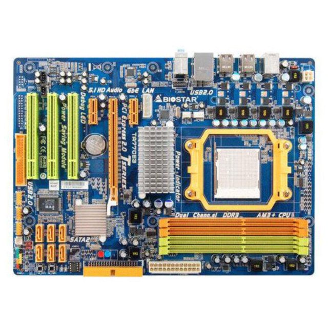 Placa base Biostar TA770E3 Socket AM3 AMD 770 DDR3 ATX