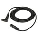 thumbnail image 2 of Cable de micrófono XLR macho a hembra Cable de micrófono conductor OFC cabezal acodado conector de 3 pines profesional para estudio de grabación, 2 of 8