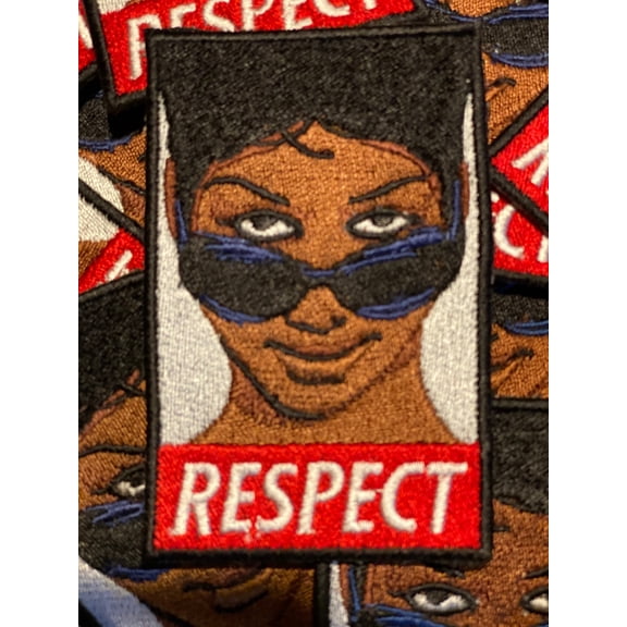 Prideful Patchez, Respect Aretha Franklin, Iron on Patch, Sew On Patch, Embroidered Patch, DIY, Crafts