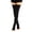 Black, variant on Leg Warmers for Womens LSQii Knit Warm Thermal Thigh High Socks SCozy Soft olid Color Length Over Knee Fingerless Stockings for Yoga Sports Pink