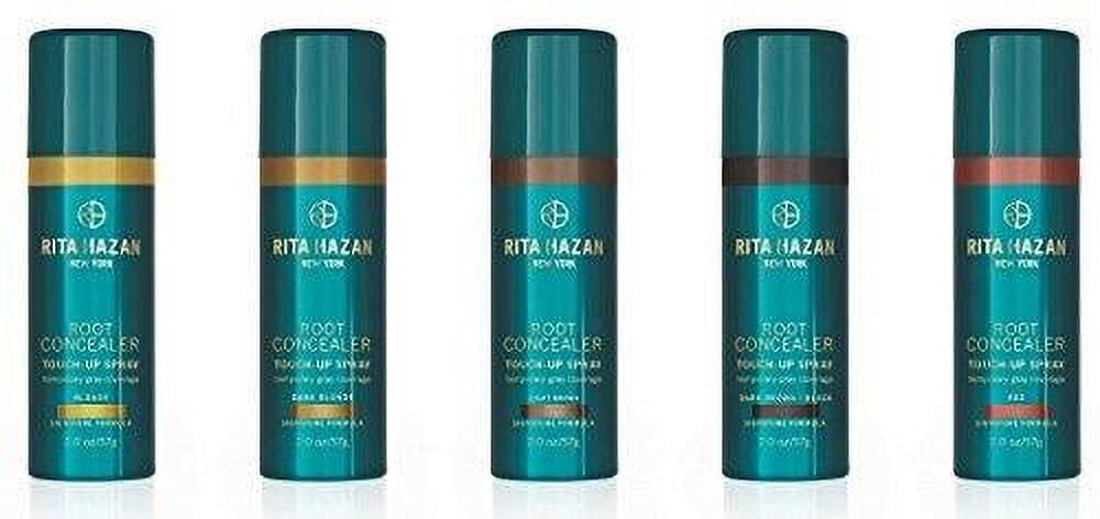 Rita Hazan Root Concealer Touch-up Hair Spray, Dark Brown / Black, 2 oz