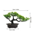 thumbnail image 7 of OULII Compact Faux Bonsai with Pot for Desk Aesthetic Appeal Multi, 7 of 7