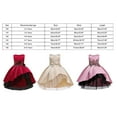 thumbnail image 5 of Vedolay Young Girl Dresses Asymmetric Ruffled Organza Sequin Flower Girl Dress Toddler Girl Dresses,B 5-6 Years, 5 of 5