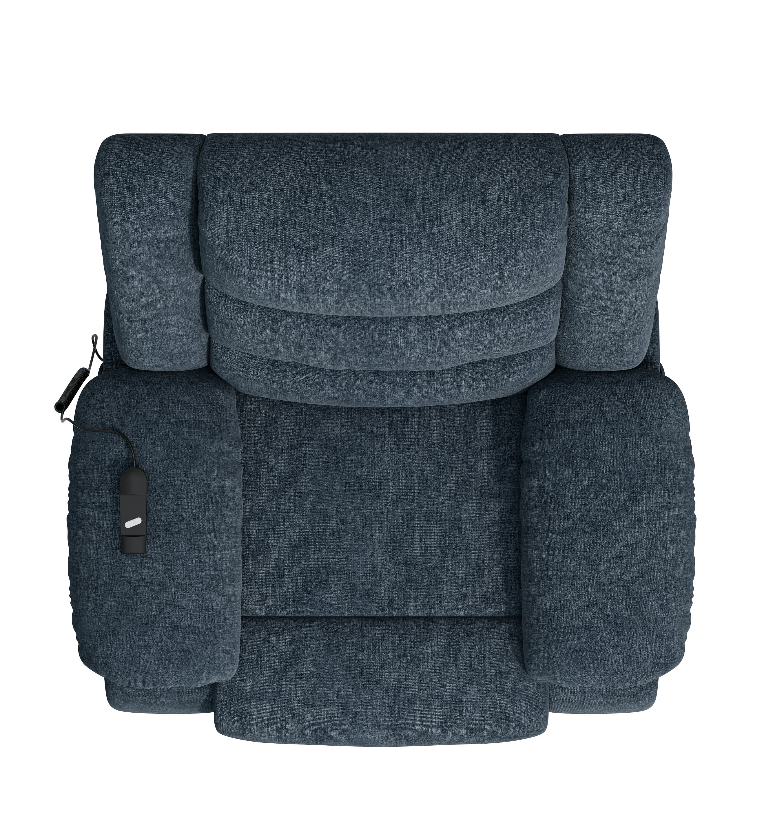 Homesvale Power Lift and Recliner Chair, Denim Blue Chenille, For Living Room & Bedroom