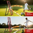 thumbnail image 4 of Riedhoff Soccer Rebounder Net Adjustable with Pitching Target, 3.28' x 3.28', Red, 4 of 6