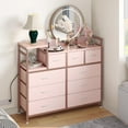 thumbnail image 4 of 2025 New Dresser TV Stand with Power Outlet, Bedroom Dresser with 9 Drawers, Chest of Drawers for Living Room, Hallway, 4 of 8