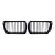 thumbnail image 3 of 2 piezas de rejilla delantera tipo riñón 51138195152 51138195151 Pieza de repuesto para BMW Doble linea, 3 of 8
