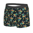 thumbnail image 2 of Bingfone Colorful Turtles Men's Underwear - Casual Stretch Boxer Briefs-Small, 2 of 9